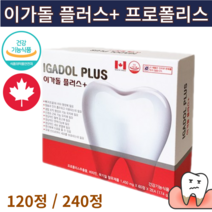 캐나다 이가돌 플러스 약국 프로폴리스 뼈 치아 건강 코스트코 그린스토어 코랄칼슘 칼슘 알약 타입 영양제 4개월분 120정 240정, 240정(60정*4개입)