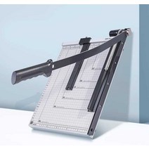 작두형 문서 재단기 책 절단기 종이 컷팅기 커터기, (나무B5)24cm150mm