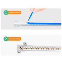 유리 온실LED 식물 성장 빛 스트립 자동 ON & Off 램프 바 5 Dimmable 수준 전체 스펙트럼 Sunlike 대, 한개옵션0