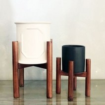 MDO4405 원주목형 원목 화분 받침대 4호 내경 300mm 원주목형/원목/화분/받침대