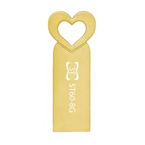 에스티원테크 ST60 USB 메모리 사랑스러운 메탈재질, 8GB, 골드