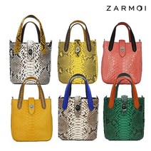 [최초가 298 000원][잘모이] 셀리나 리얼 파이톤 미니 토트백 ZA-4023