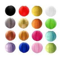 15cm 천장장식 한지등 행사 컬러 종이 전등갓, E 퍼플