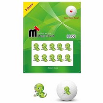 EKW357203골프공 스티커 마킹스티커 볼마킹 뱀띠 2매입 10팩