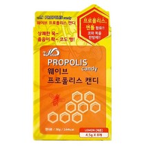 웨이브 프로폴리스 캔디 레몬 8개입x12개 멘톨함유 졸음캔디