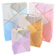 파티선물 구디백 웨딩답례품 고급선물 튼튼한종이가방, 색상/사이즈, 대 - 핑크