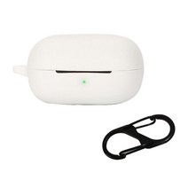 이어폰 충격 하우징 피부 친절한 커버 큐씨와이 T13 ANC CaseWashable 보호기 슬립 슬리브 충격 방지, White