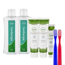 캔케어 구강케어 기본세트(캔치약 2개+캔칫솔 2개+캔가글 2개+휴대용치약 30g 1개) - 암환자선물, 캔칫솔 2개(혀클리너), 불필요