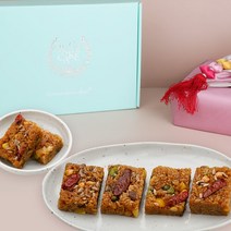 시루조아 우리쌀 국내산 밤 대추 건강약식 16개입(민트 선물세트) 960g, 16개입, 60g