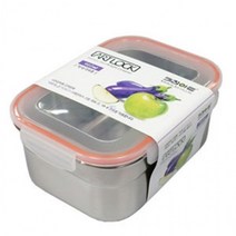 키친아트 스텐 밀폐용기 960ml 반찬통 보관통, 상세페이지 참조