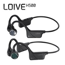 [전용 파우치 포함] 귀가편한 로이브 골전도 블루투스 이어폰 헤드셋 H500, 그린