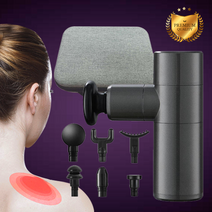 첫월급 부모님 명절 선물 21년 new 초경량 무선전동마사지건 kc인증 6봉 케이스 포함, 초경량파워 고급미니마사지건(가방증정)