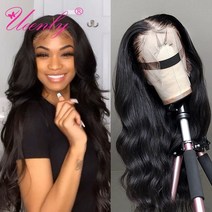 [레브] 인모 연습용 가발 13x4 lace front human hair wigs brazilian body wave lace frontal wig for women wig, 자연스러운 색상, 24인치, 150 밀도 13x4 가발