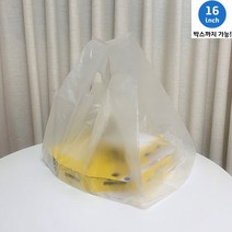 피자배달 비닐봉투 치킨봉지 포장봉투 왕대형 500장 16인치