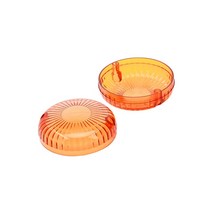 바이크 오토바이 라이트 전조등 램프 튜닝 야마하 V-스타 1100 650 로얄 스타 V-맥스 크루저용 연기/클리어 방향 지시등 표시등 렌즈 커버 2 개, [01] Amber, 01 Amber