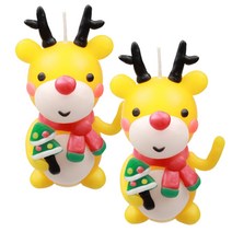 이야코 동물나라 캐릭터양초 만들기세트, 귀염둥이 루돌프, 2개