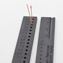 두께측정기 치과 악기 엔도 눈금자 구타페르카 측정 눈금자 스팬 규모 endododontic 재료 치과 도구 1 개, 단일옵션