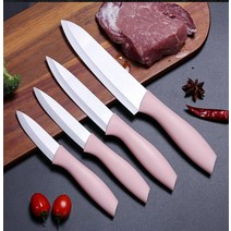 세라믹칼 정육칼 일본 독일 명품칼 중식칼 장미칼세라믹 과일 부엌 칼 3 4 5 6 인치 요리사 핑크 핸들 지르, 03 Pink_01 3 inch