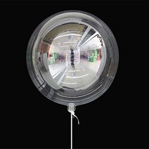 플라워미츄 투명 버블 풍선 PVC 데코 클리어 파티 8인치~36인치, 1개, 24인치(50~60)