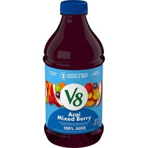 V8 블렌드 주스 아사이 혼합 베리 주스 과일 베지터블 주스 블렌드 46 FL 온스