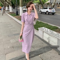 이븐 셔츠랩 원피스