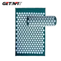 지압 마사지 마사지샵 Getinfit 지압 매트 마사지 쿠션 요가 스트레스 해소 등 바디 통증 스파이크, 20 Pillow with Pad