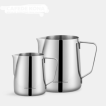 CAFEDE KONA 바리스타 밀크 스팀 피쳐 라떼아트, 600cc 이너 스케일CK8931