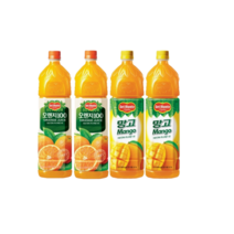 델몬트 오렌지 1.5L 2+망고 1.5L 2, 1.5