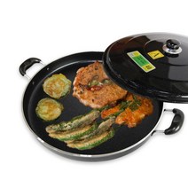 국산 대형 후라이팬 전 부치는 업소용 큰 사이즈 전판 부침개 프라이팬, 55cm, 1개