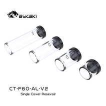 쿨러 Bykski ct-f60-al-v2 60mm100mm150mm200mm 3 홀 물, ct-f60-al-v2 200mm