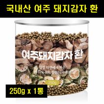 여주돼지감자환 여주환 여주정 돼지감자환 뚱딴지환 되지감자 국산 국내산 여주 돼지감자 뚱딴지 환 정 250g 1통, 1개