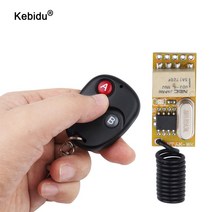 Kebidu 3.5-12V 미니 릴레이 무선 스위치 원격 제어 전원 LED 램프 컨트롤러 조명용 마이크로 수신기 송신기