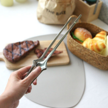 핀셋 뒤집어 조리 요리용 무디타 생선껍질 집게 젓가락 먹방 닭발 도가니, 스텐 집게 1p
