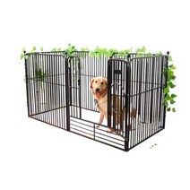 대형견 울타리 애견 사각망 휀스 야외 진돗개 집 담장, 블랙 90x100(4장)