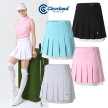 클리브랜드골프 클리브랜드골프 2겹 플리츠 스티치 여성 큐롯/골프웨어_CGWSK223710