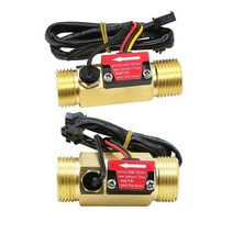 아르곤 CO2 가스 유량계 dn15 dn20 수류 센서 황동 외부 홀 센서 펄스 터빈