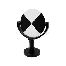 조정 가능한 틸팅 타겟 6 인치 스캐너 파로 레이저 트래커 155mm 흑백 마그네틱 마운트 포함, 한개옵션0