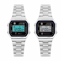 VOLKSVAGEN 폭스바겐 WATCH VW Beetle Flower 탄생화 메탈 전자시계