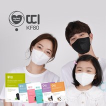 순수아띠 새부리형 KF80 마스크 50매 대형 중형 소형 10입지퍼백, 블랙, 10매 파우치