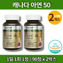 청소년 어린이 유아 키즈 중학생 고등학생 약국 글루콘산 아연 구리 체력 활력 면역력 영양제, 2박스