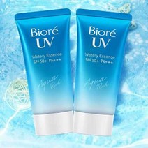 (1+1) 비오레 UV 선크림 에센스 50g /워터리 젤 90ml, 비오레UV에센스50gx2