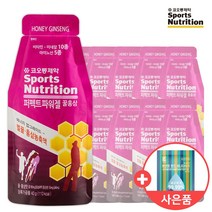 코오롱 퍼펙트 파워젤 에너지젤 12포 (꿀홍삼맛)(자전거 마라톤 등산 베드민턴 수영 스포츠 운동 보충 보조제), 정품-꿀홍삼맛 12포 +(사은품)