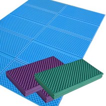 OMT 접이식 엠보싱 캠핑 매트 가방포함 140X200cm OCP-MT140, 블루