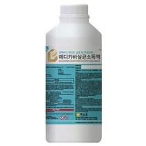 메디카바살균소독액1L 살균제 살균 소독 세균제거 소독제 위생살균제 위생소독제 락스 살균 소독액 살균액 소독약 살균소독제 살균소독액, 1개