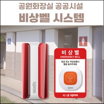 공원화장실 공공시설 비상벨 SLL-400 + ST-E1 + 사인보드 세트상품 무선비상벨시스템 긴급벨 SOS도움벨 호출벨, 상세페이지 참조