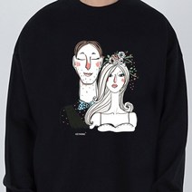 키밍 결혼 티셔츠 신랑 신부 맨투맨 커플 선물 웨딩