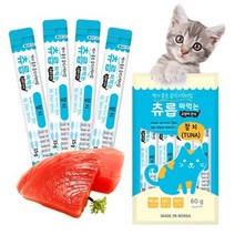 습식타입 간편한 참치맛 고양이간식 기호성높은 폴드, 1개, 4포(60g) x3팩 참치와 닭고기