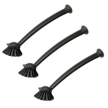 이케아 린니그 세척솔 브러시 29cm 주방 설거지 거치가능 그릇 냄비 청소, 블랙 3개, 3개