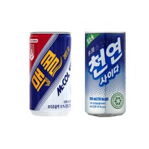 초정탄산 라임 350ml 20pet x 2박스, 맥콜 190ml 30캔+천연사이다 190
