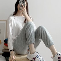 마일드 여성 기모 키작녀 조거팬츠